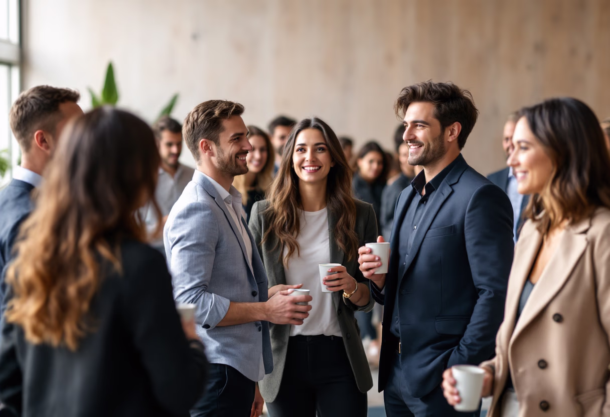 image of networking event (for a hr tech)