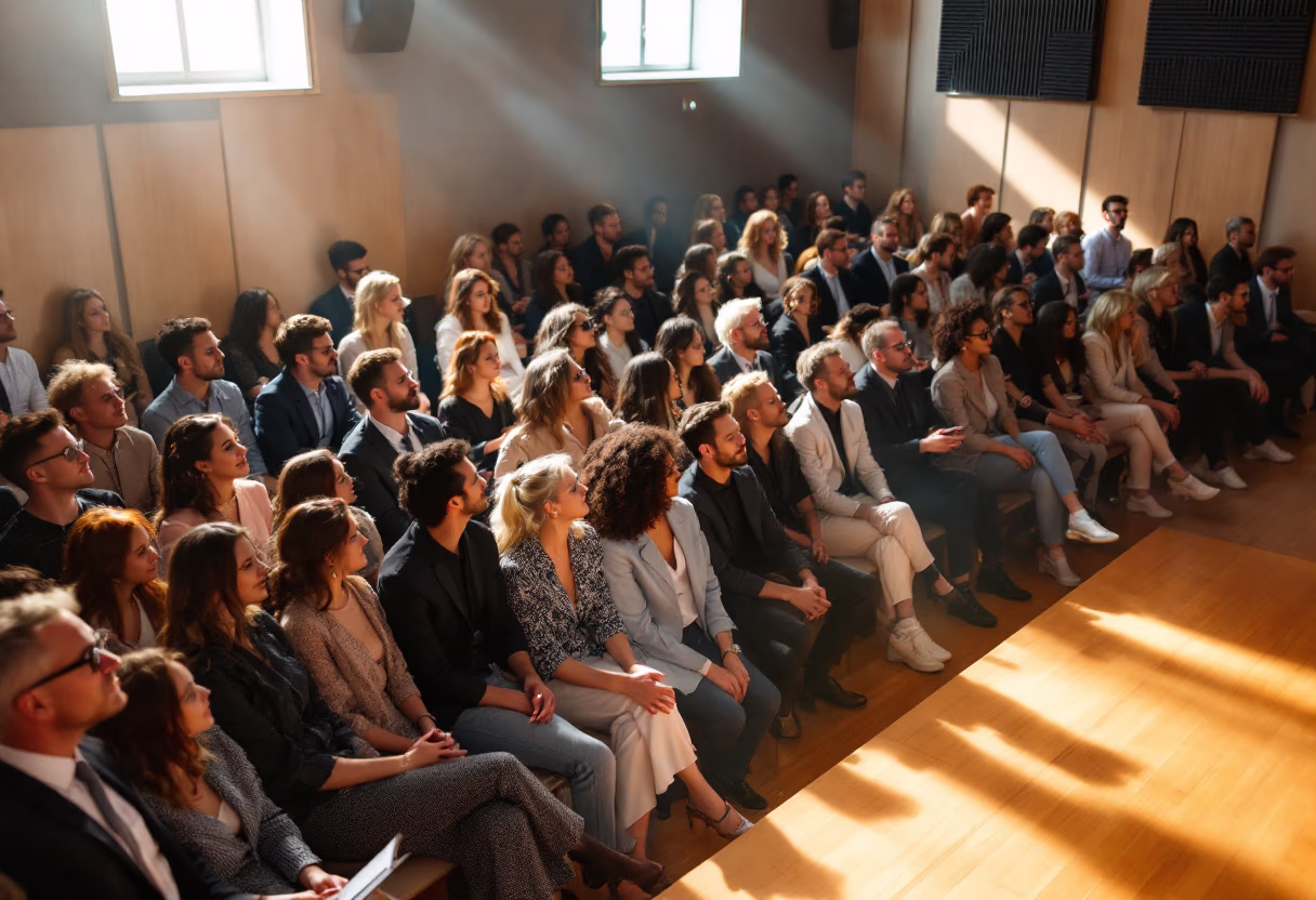 image of concert crowd (for a musician & band)